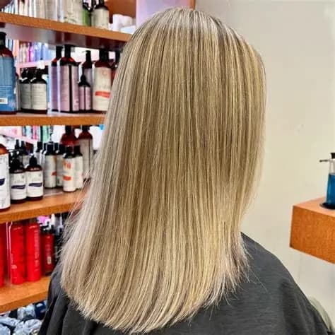Full Highlight Medium Hair