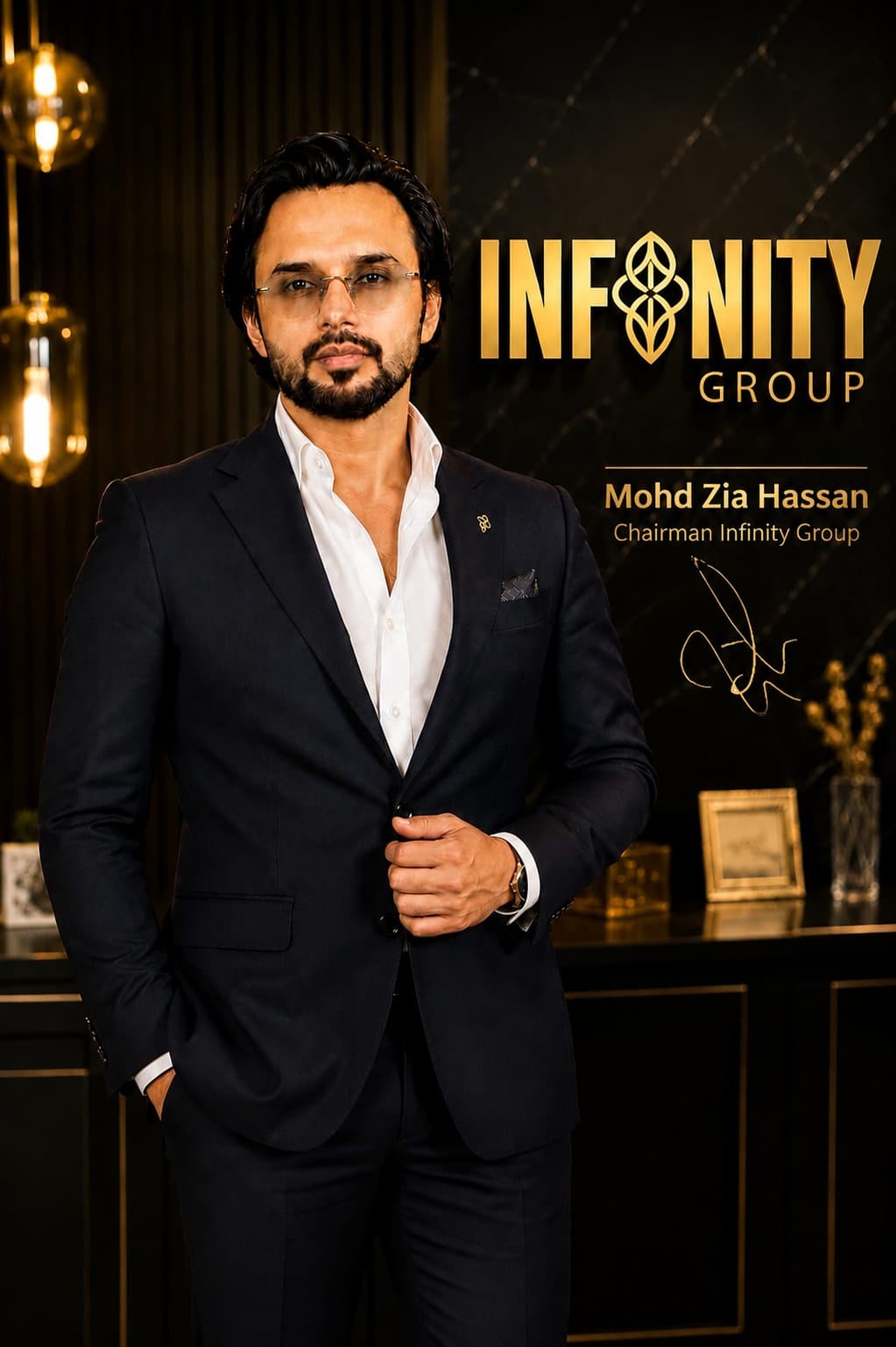 Mohd Zia Hassan - Chairman Standing Portrait